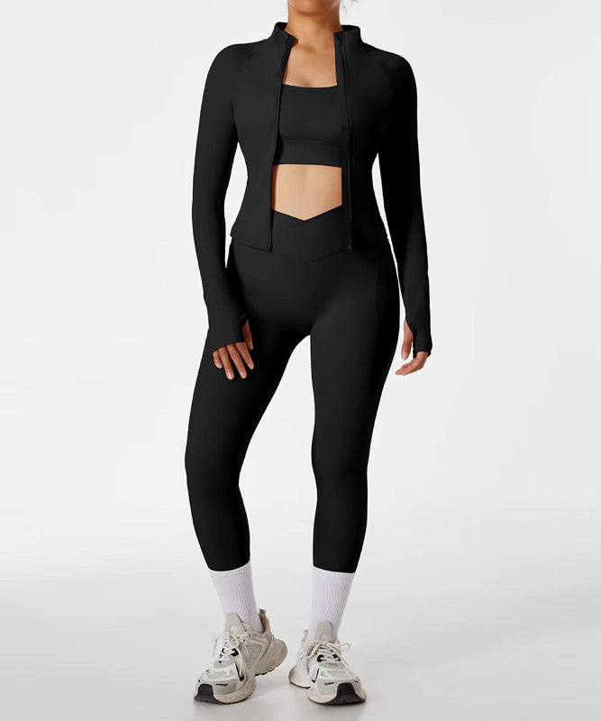 3-piece soft gym activewear set