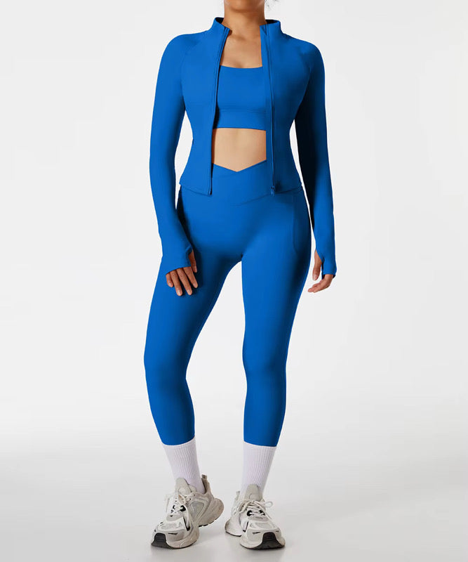 3-piece soft gym activewear set