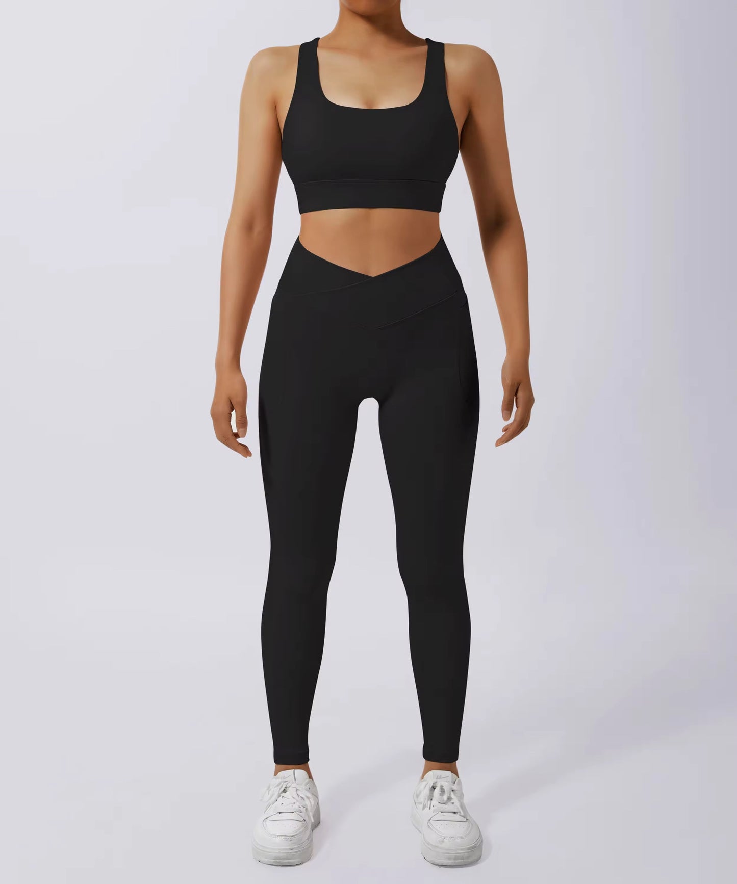 3-piece soft gym activewear set