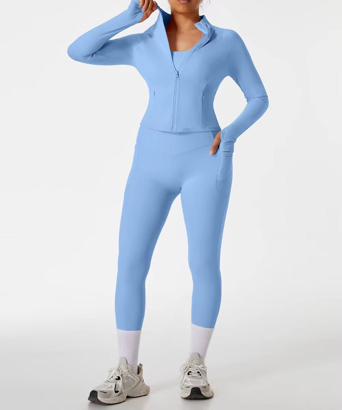 3-piece soft gym activewear set